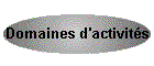 Domaines d'activits